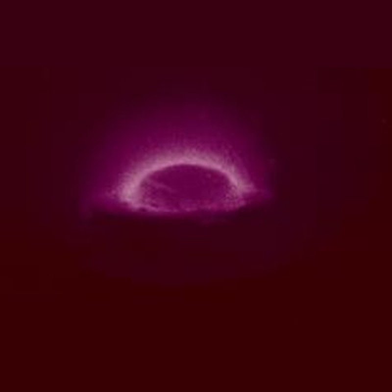 Curium — A piece of curium, which emitts strong radiation that makes it glow