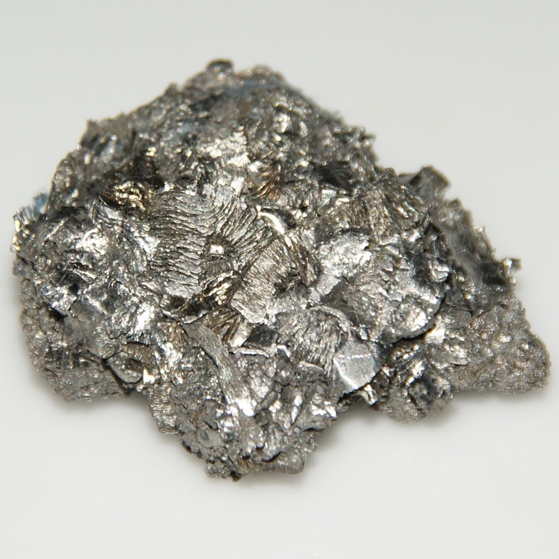 Hafnium — Electrolytic Hafnium, 22 grams. Original size in cm: 1 x 2 x 3