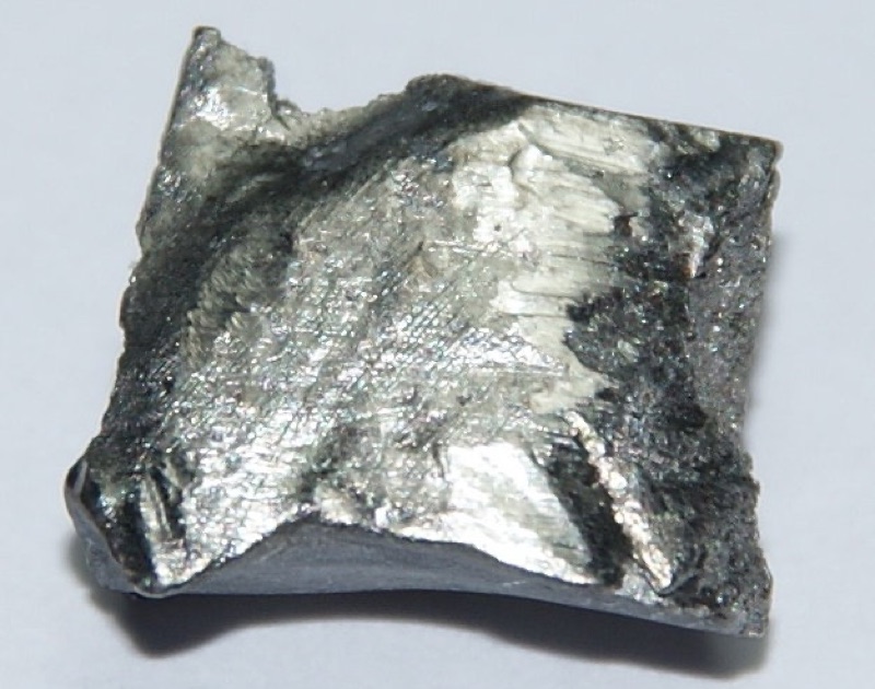 Terbium — Pure Terbium, 3 grams. Original size: 1 cm