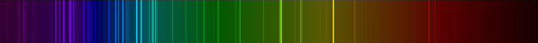 Emission spectrum of Krypton