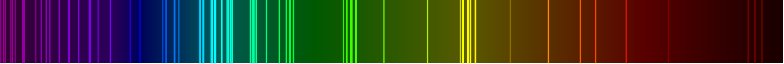 Emission spectrum of Potassium